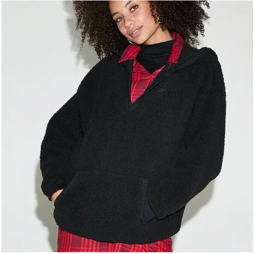 PINK Victoria's Secret Black V-Neck Sweater